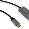 ICY BOX   USB C zu HDMI Kabel, 1,8 m, IB-CB020C 4K@60 Hz, HDCP 2.2, Aluminium – Bild 2