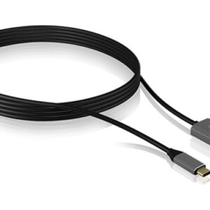 ICY BOX   USB C zu HDMI Kabel, 1,8 m, IB-CB020C 4K@60 Hz, HDCP 2.2, Aluminium