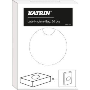 KATRIN    Hygienebeutel   9.5x3.2x13.5cm 547613    weiss, PE             30 Stück