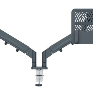 LEITZ     Monitorarm ERGO 65380089  grau, inkl. Laptophalter