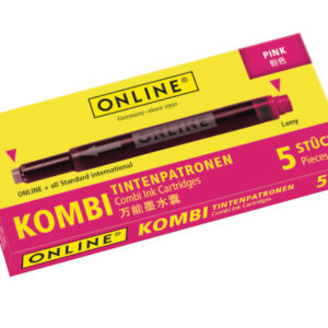 ONLINE    Tintenpatronen           Kombi 17175/12  Pink                   5 Stück