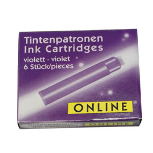 ONLINE    Tintenpatronen        Standard 17227/12  Violett                6 Stück