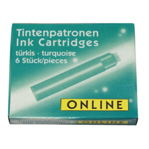 ONLINE    Tintenpatronen        Standard 17228/24  Türkis                 6 Stück