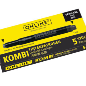 ONLINE    Tintenpatronen           Kombi 17306/12  Black                  5 Stück