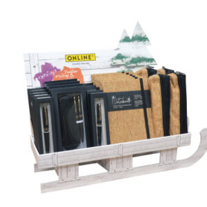 ONLINE    Display Eleganza + Cork 81706     Farben sort., Christmas Sleigh