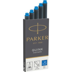 PARKER    Tintenpatrone Quink Z 44 1950383   königsblau, abwaschbar 5 Stück