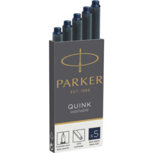 PARKER    Tintenpatrone Quink Z 44 1950385   schwarz-blau           5 Stück