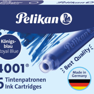 PELIKAN   Tinte 4001                TP/6 301176    königsblau, löschbar   6 Stück