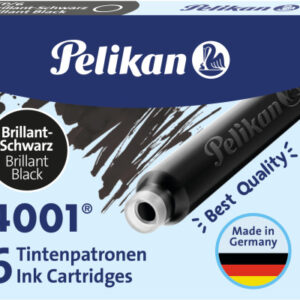 PELIKAN   Tinte 4001                TP/6 301218    brillantschwarz        6 Stück