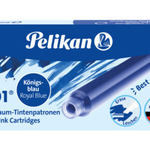 PELIKAN   Tinte 4001               GTP/5 310748    königsblau, löschbar   5 Stück