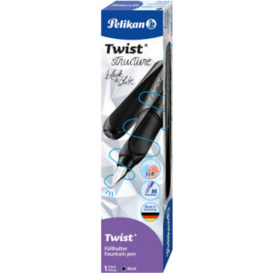 PELIKAN   Füllhalter Twist Strucure    M 824613    schwarz