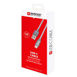 SKROSS    USB-C Cable 3.0 SKCA0012A 1.2m                Space Grey