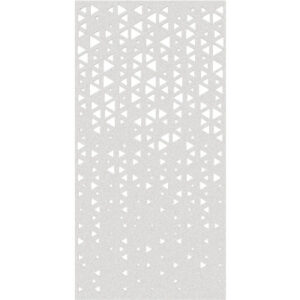 SUONO     Trennwand XL     120x240x1.2cm X12.0403  CURTAIN, TRIANGLE, wei. 2 Stk.