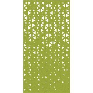 SUONO     Trennwand XL     120x240x1.2cm X12.1303  CURTAIN, TRIANGLE, grün 2 Stk.
