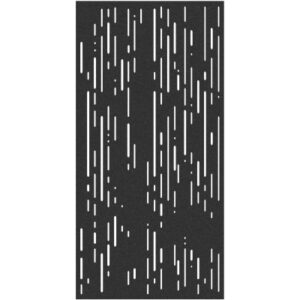 SUONO     Trennwand XL     120x240x1.2cm X12.2602  CURTAIN, LINES, schwarz 2 Stk.