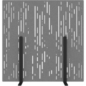 SUONO     Trennwand L      180x180x2.4cm L24.3802  STAND, grau