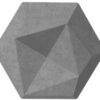 SUONO     Wandelement          16x14x2cm S09.3800  TILES 3D, HEXA, grau   10 Stk.
