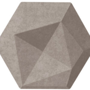 SUONO     Wandelement          16x14x2cm S09.3900  TILES 3D, HEXA, braun  10 Stk.