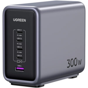 UGREEN    USB Desktop Charger Nexode 90903B    300W, 5-Port,PD,GaN