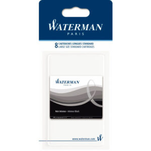 WATERMAN  Tintenpatrone S0712991  schwarz, 8 Stück