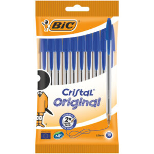 BIC       Kugelschreiber Cristal       M 516352    10 Stück, blau