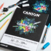 CANSON    Graduate Zeichenpapier      A4 400110386 20 Blatt, schwarz, 120g – Bild 2