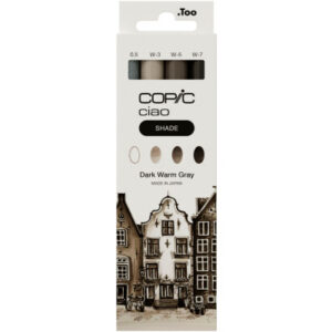 COPIC     Marker Ciao Shade Set 22075420  Dark Warm Gray         4 Stück