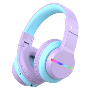 ICLEVER   Headphones Kids BT LED C031702N1 74/85/94 dB, 55h        purple