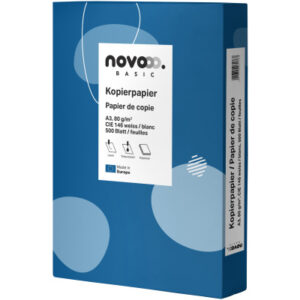 NOVOOO    Kopierpapier Basic          A3 641910    weiss, 80g           500 Blatt