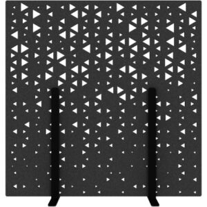 SUONO     Trennwand L      180x180x2.4cm L24.2603  STAND, schwarz