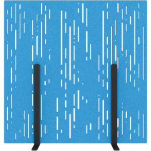 SUONO     Trennwand L      180x180x2.4cm L24.3702  STAND, blau