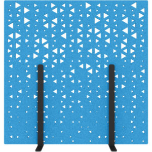 SUONO     Trennwand L      180x180x2.4cm L24.3703  STAND, blau