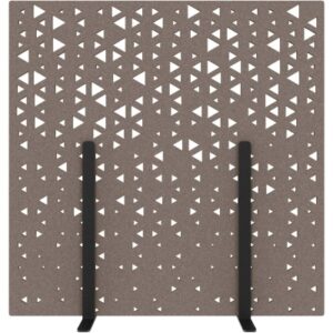 SUONO     Trennwand L      180x180x2.4cm L24.3903  STAND, braun