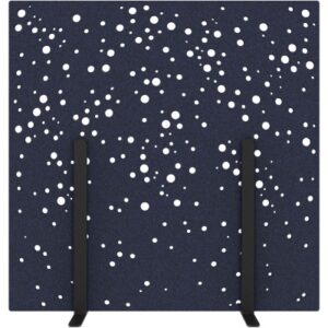 SUONO     Trennwand L      180x180x2.4cm L24.4701  STAND, blau