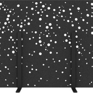 SUONO     Trennwand M      160x140x2.4cm M24.2601  STAND, schwarz