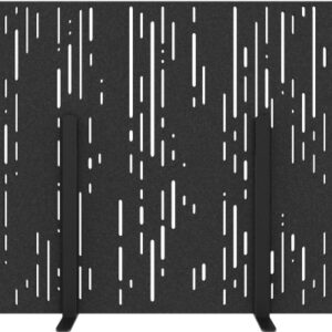 SUONO     Trennwand M      160x140x2.4cm M24.2602  STAND, schwarz