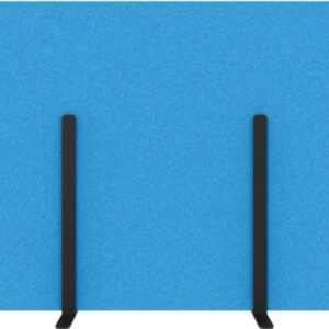 SUONO     Trennwand M      160x140x2.4cm M24.3700  STAND, blau