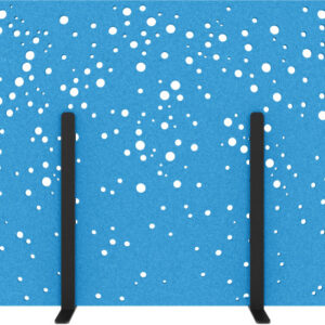 SUONO     Trennwand M      160x140x2.4cm M24.3701  STAND, blau