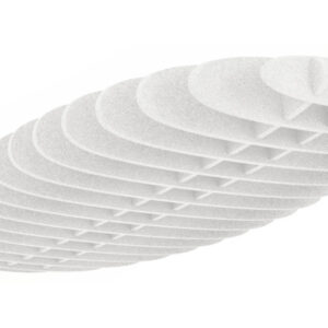 SUONO     Deckenelement     240x120x30cm U12.0400  OVAL, weiss
