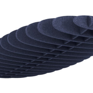SUONO     Deckenelement     240x120x30cm U12.4700  OVAL, blau