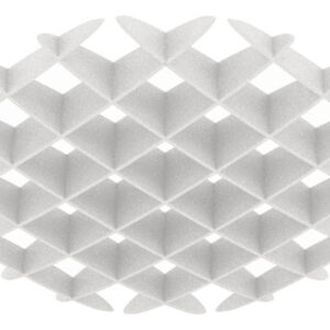 SUONO     Deckenelement     120x120x15cm U12.0400  ROUND, weiss