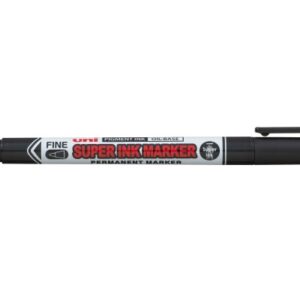 UNI-BALL  Marker Super Ink         0.9mm PNA-125   schwarz, Rundspitze
