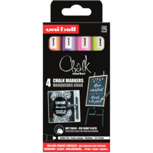UNI-BALL  Chalk Marker         1.8-2.5mm PWE-5M4PA Rundspitze             4 Stück