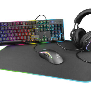 DELTACO   4-in-1 gaming Gear Kit RGB GAM084CH  black