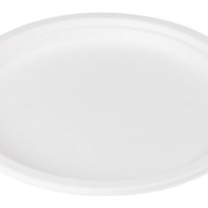 ELCO      Teller aus Bagasse        18cm 10010020  weiss,  25Stk.