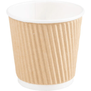 ELCO      Coffee to Go Becher        1dl 89220100  braun, gerippt, 12Stk.