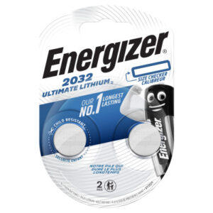 ENERGIZER Knopfzelle Ultimate Lithium 3V CR2032    235 mAh                2 Stück