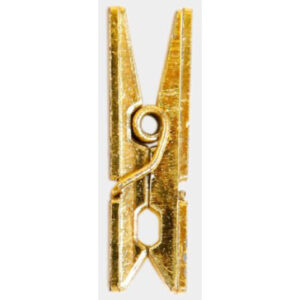 I AM CREA Plastikklammern 1301.1    gold 20 Stück