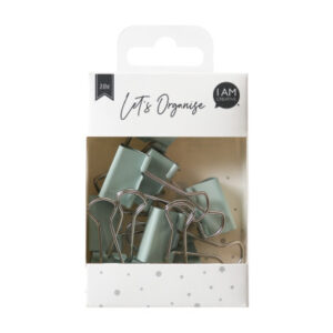 I AM CREA Binder Clips     Lets Organize 4035.13   hellgrün, 25mm, 10 Stk.