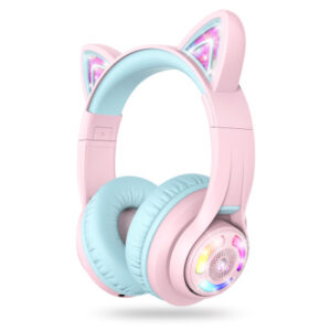 ICLEVER   Headphones Kids Cat C042083N1 74/85/94 dB, 50h          pink